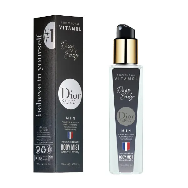 بادی اسپلش مردانه ویتامول مدل Sauvage Dior حجم 150 میلی لیتر - تصویر 2