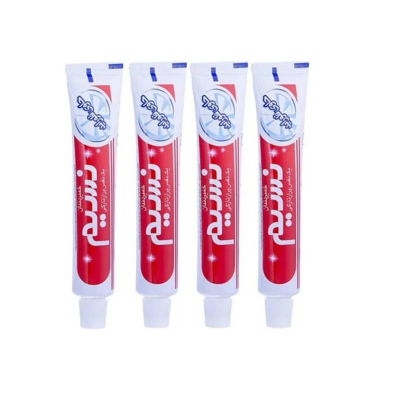 خمیر دندان نسیم مدل Contains fluoride وزن 80 گرم بسته 4 عددی