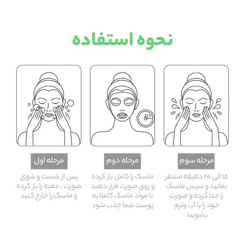 ماسک صورت بایو آکوا کد 1 وزن 25 گرم بسته 4 عددی - تصویر 6