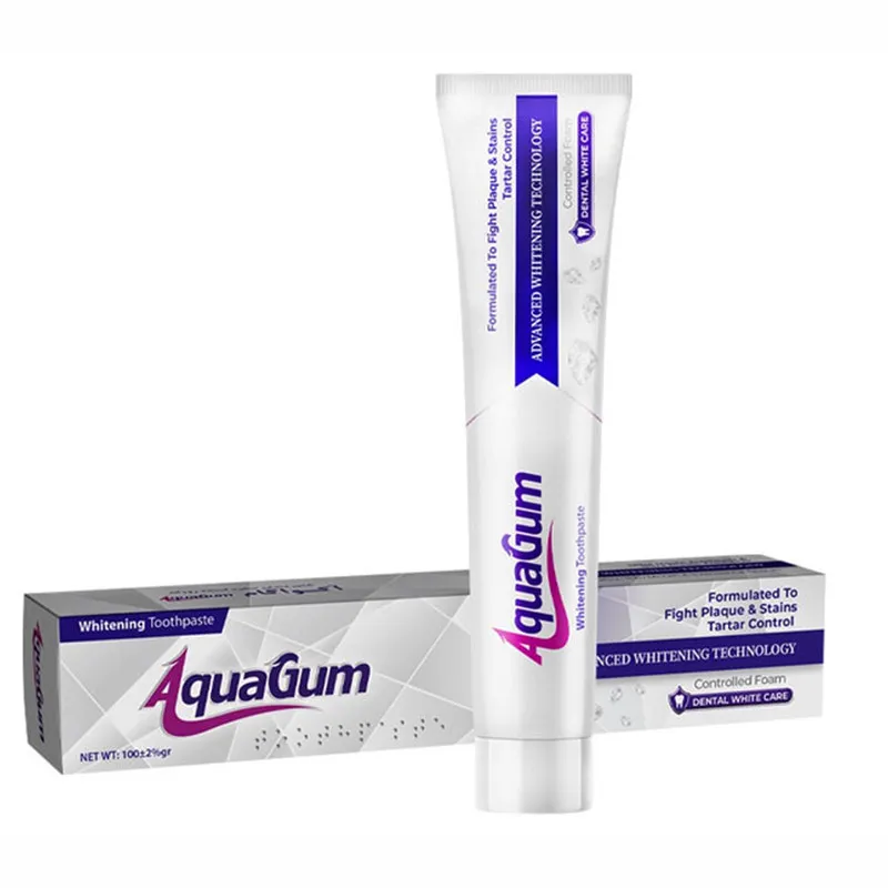 خمیر دندان آکواگام مدل Whitening وزن 100 گرم - تصویر 3