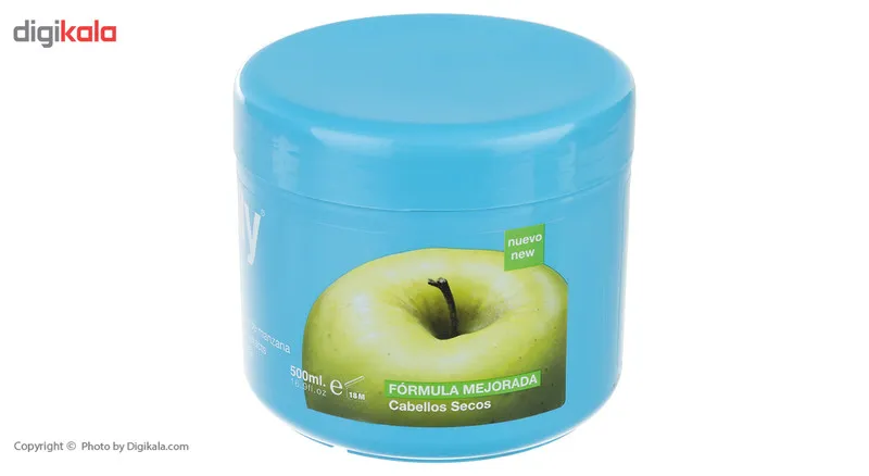 ماسک مو نلی مدل Green Apple حجم 500 میلی لیتر - تصویر 2