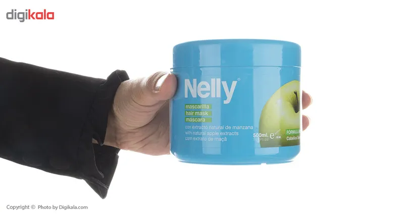 ماسک مو نلی مدل Green Apple حجم 500 میلی لیتر - تصویر 5