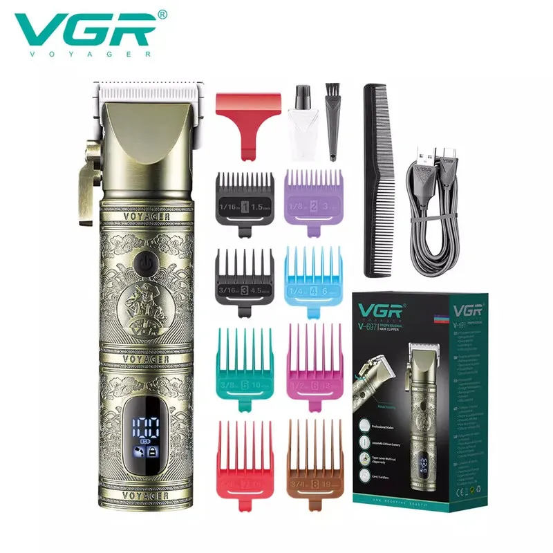 ماشین اصلاح موی سر و صورت وی جی ار مدل V-697 - تصویر 4
