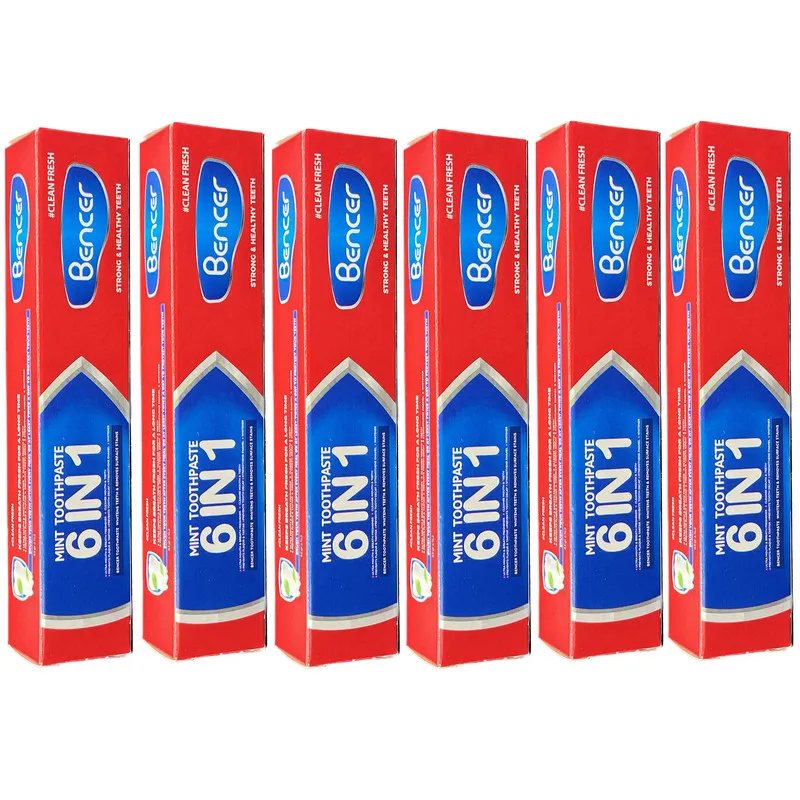 خمیر دندان بنسر مدل Mint حجم 65 میلی لیتر بسته 6 عددی