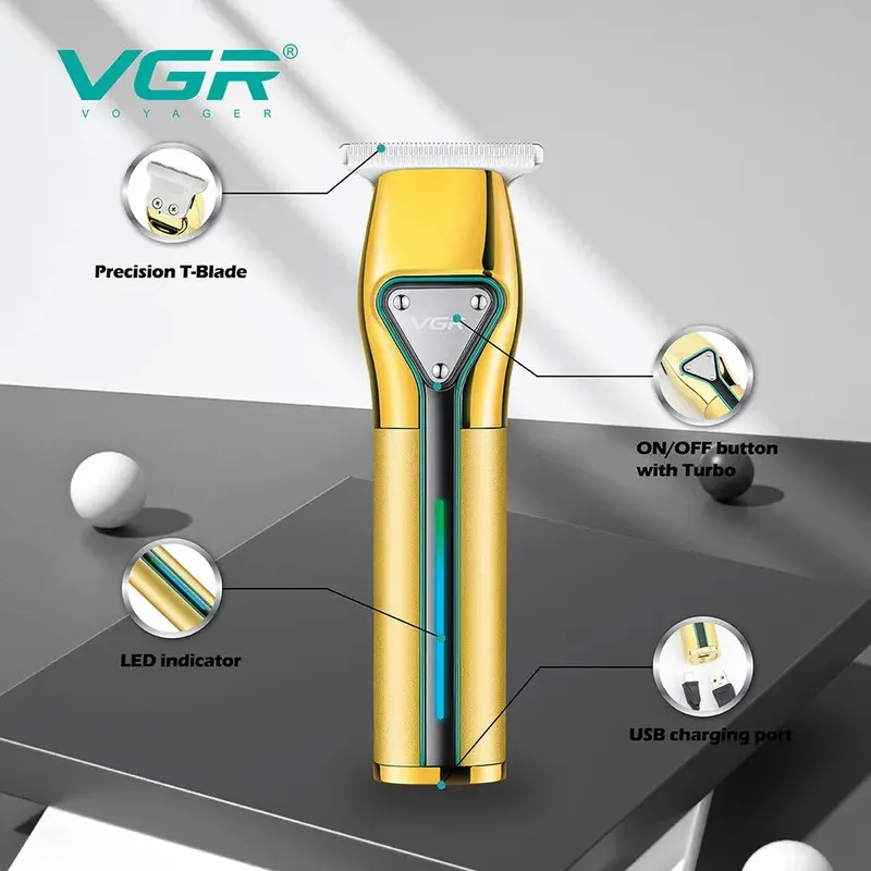 ماشین اصلاح موی سر و صورت وی جی ار مدل V-960 - تصویر 6