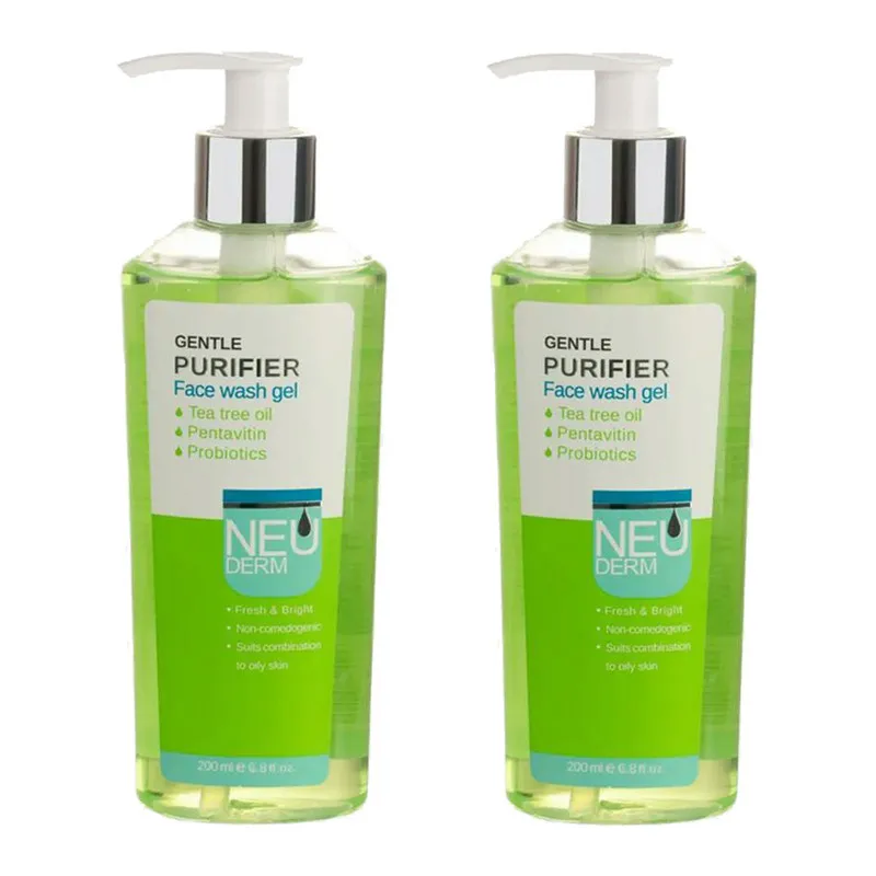ژل شستشو صورت نئودرم مدل Gentle Purifier حجم 200 میلی لیتر مجموعه دو عددی