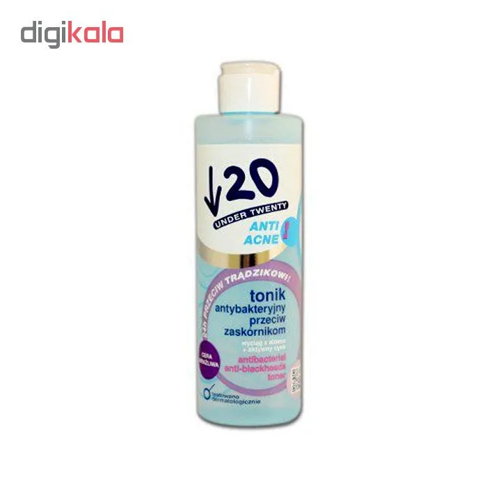 تونر پاک کننده آندر 20 مدل Anti Blackheads حجم 200 میلی لیتر - تصویر 2