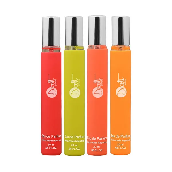 عطر جیبی زنانه دکلت مدل DENIZ حجم 20 میلی لیتر مجموعه 4 عددی