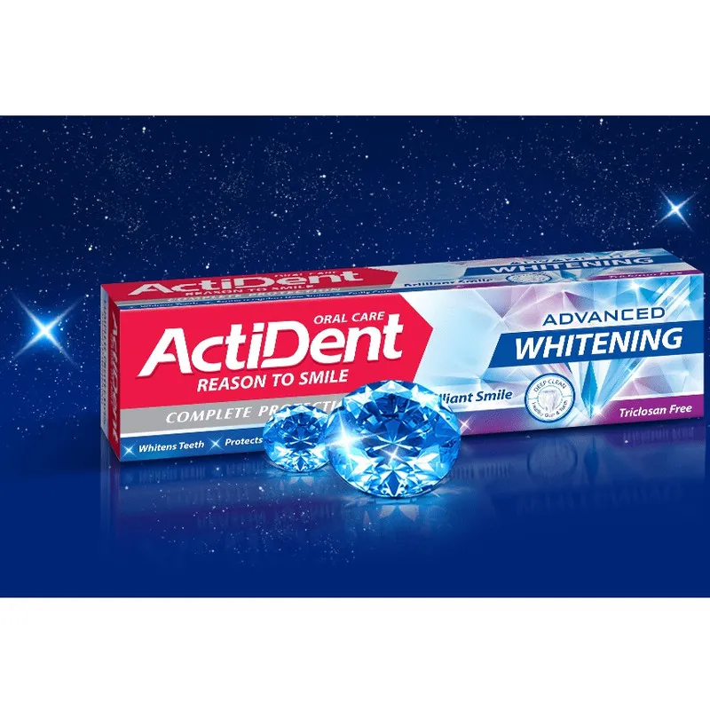 خمیر دندان اکتیدنت مدل whitening وزن 130 گرم بسته 2 عددی - تصویر 4
