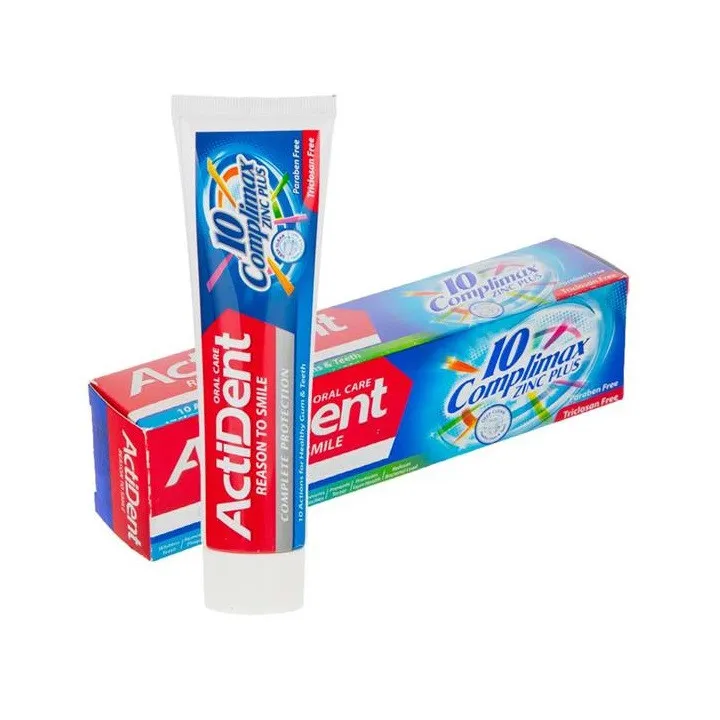  خمیر دندان اکتیدنت مدل Complimax وزن 130 گرم بسته 2 عددی - تصویر 2