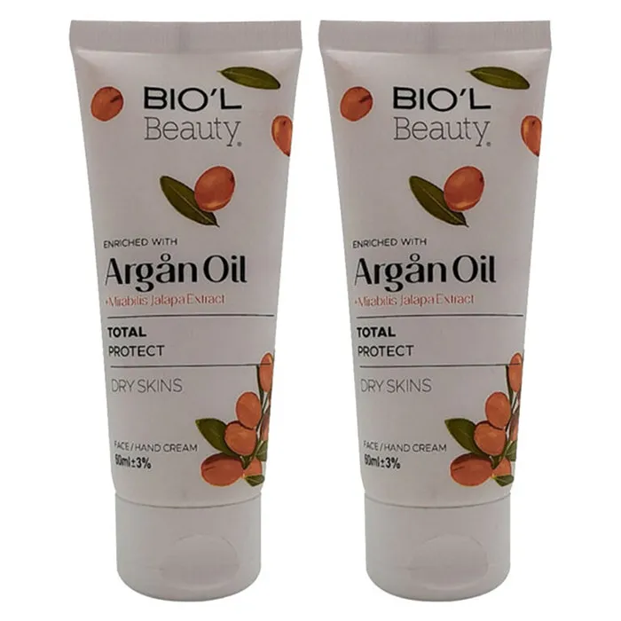 کرم مرطوب کننده بیول مدل روغن آرگان حجم 60 میلی لیتر مجموعه 2 عددی - تصویر 2