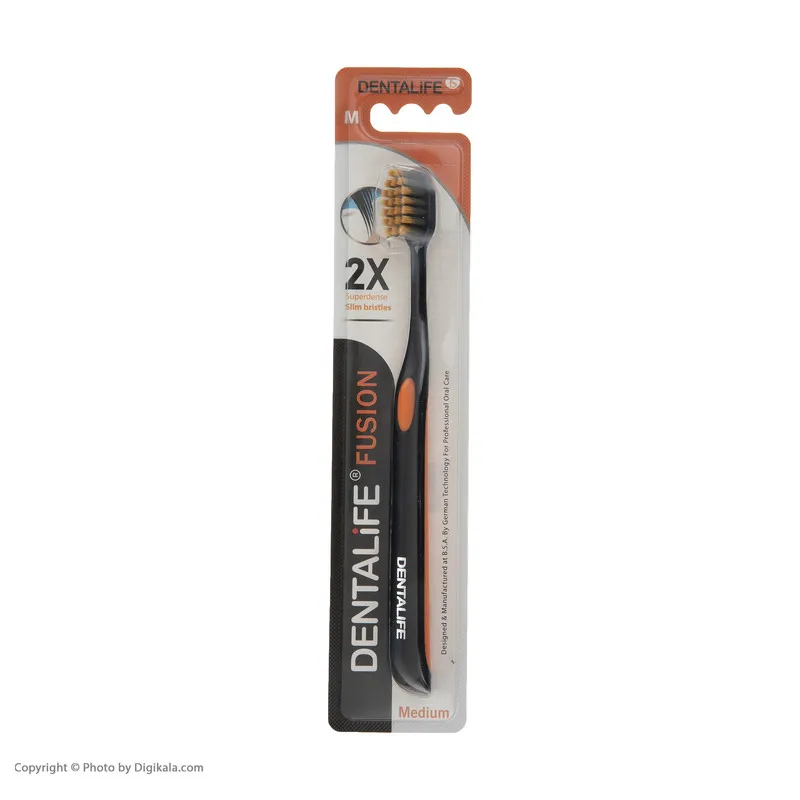 مسواک دنتالایف مدل 2X Superdense با برس متوسط - تصویر 2