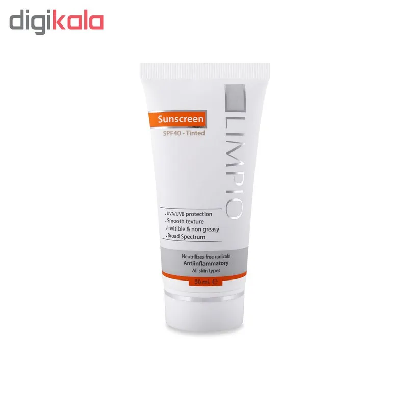 کرم ضد آفتاب لیمپیو مدل Tinted Spf40 کد Li0065 حجم 50 میلی لیتر - تصویر 2