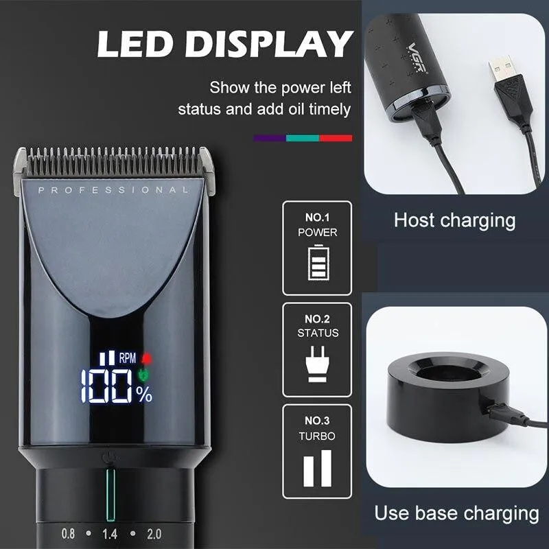 ماشین اصلاح موی سر و صورت وی جی ار مدل V-698 - تصویر 4