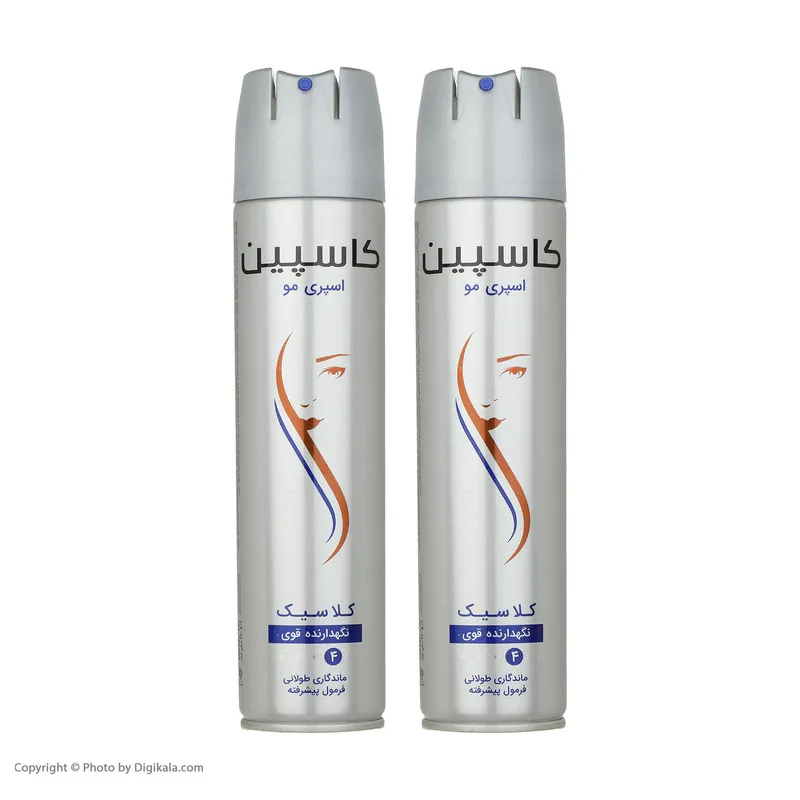 اسپری مو کاسپین مدل کلاسیک حجم 250 میلی لیتر بسته 2 عددی - تصویر 2