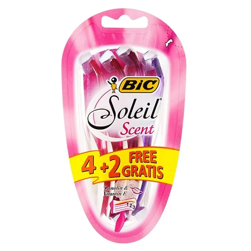 خود تراش بیک مدل soleit بسته 6 عددی - تصویر 2
