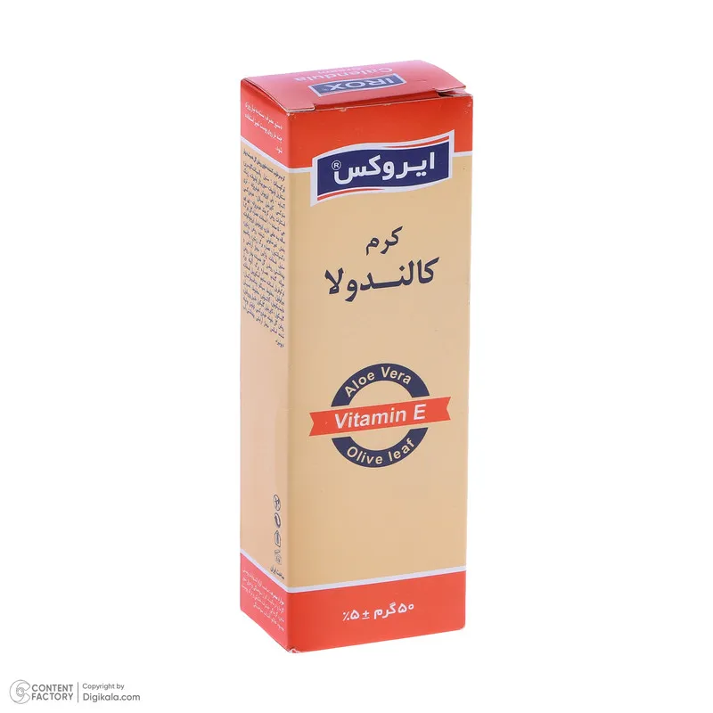 کرم مرطوب کننده دست و صورت ایروکس مدل Calendoola مناسب برای انواع پوست وزن 50 گرم - تصویر 3