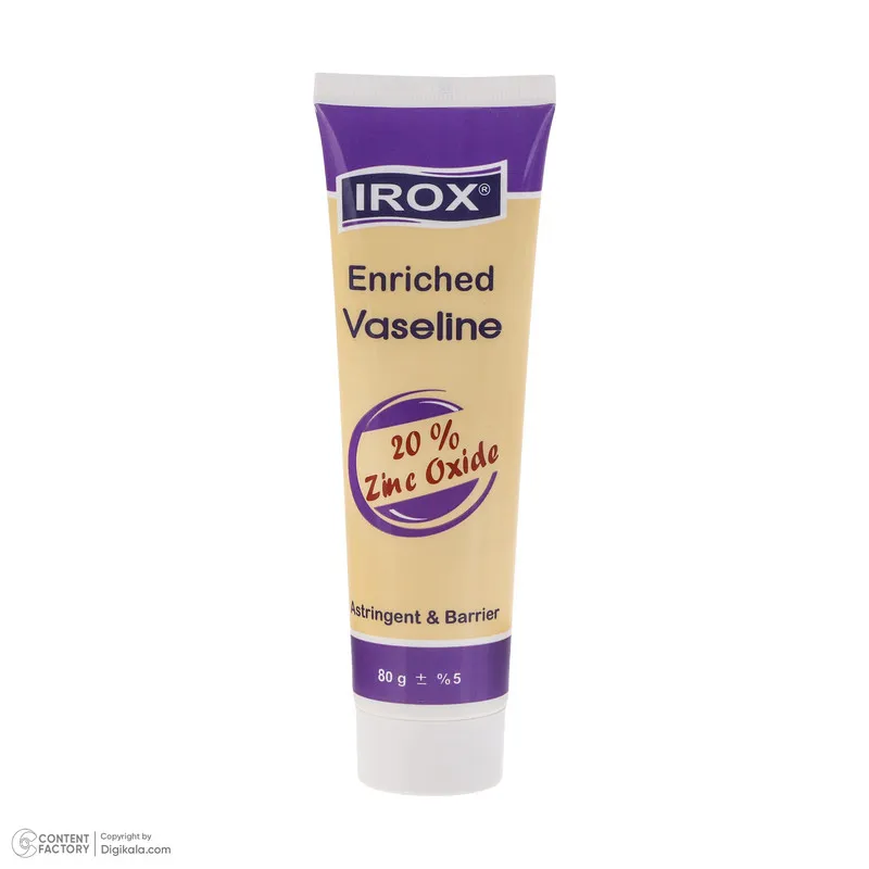 وازلین ایروکس مدل Zinc Oxide مناسب انواع پوست وزن 80 گرم - تصویر 3
