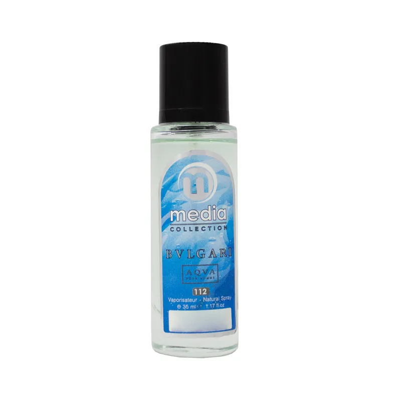 عطر جیبی مردانه مدیا مدل  Bvlgari Aqva حجم 35 میلی لیتر - تصویر 2