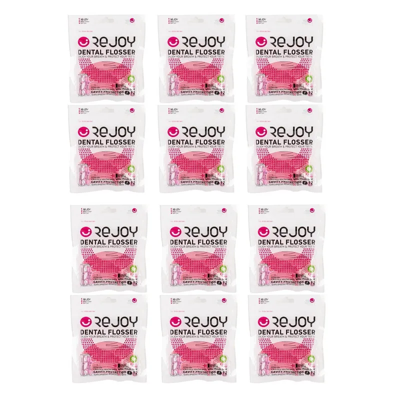 نخ دندان ریجوی مدل DENTAL FLOSSER بسته 12 عددی - تصویر 2