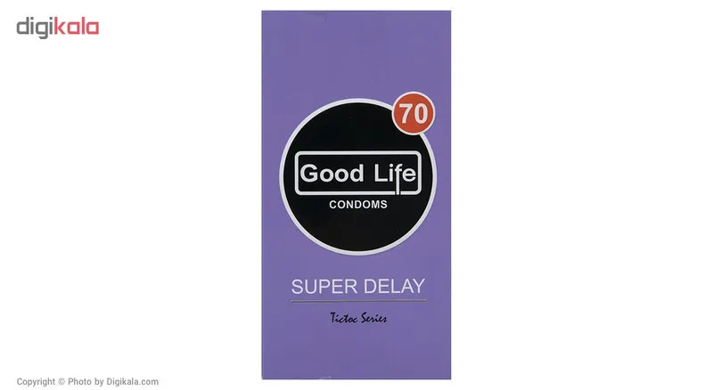 کاندوم گودلایف مدل Super Delay بسته 12 عددی - تصویر 2