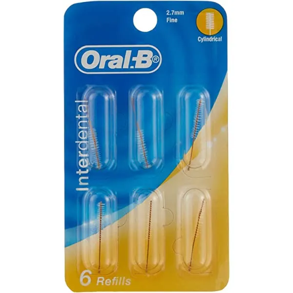 سری یدک مسواک بین دندانی اورال-بی مدل Cylindrical بسته 6 عددی - تصویر 2