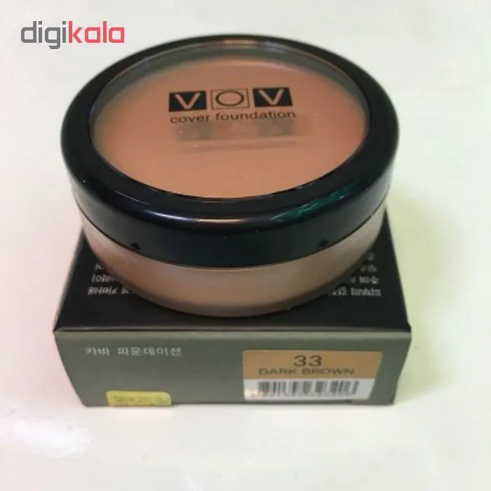 کرم پودر وو مدل COVER FOUNDATION شماره 33 حجم 22 میلی لیتر - تصویر 2
