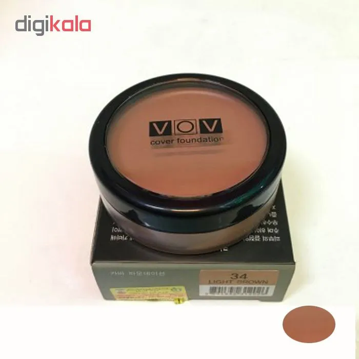 کرم پودر وو مدل COVER FOUNDATION شماره 34 - تصویر 2