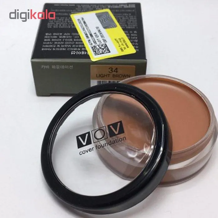 کرم پودر وو مدل COVER FOUNDATION شماره 34 - تصویر 3