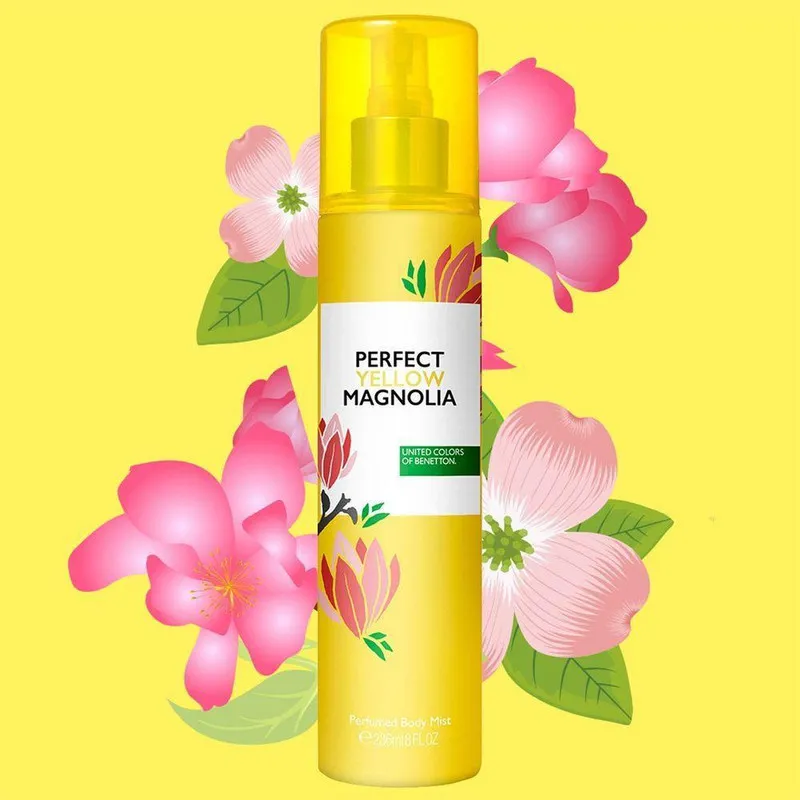 بادی اسپلش زنانه بنتون مدل Perfect Yellow Magnolia حجم 236 میلی لیتر - تصویر 2