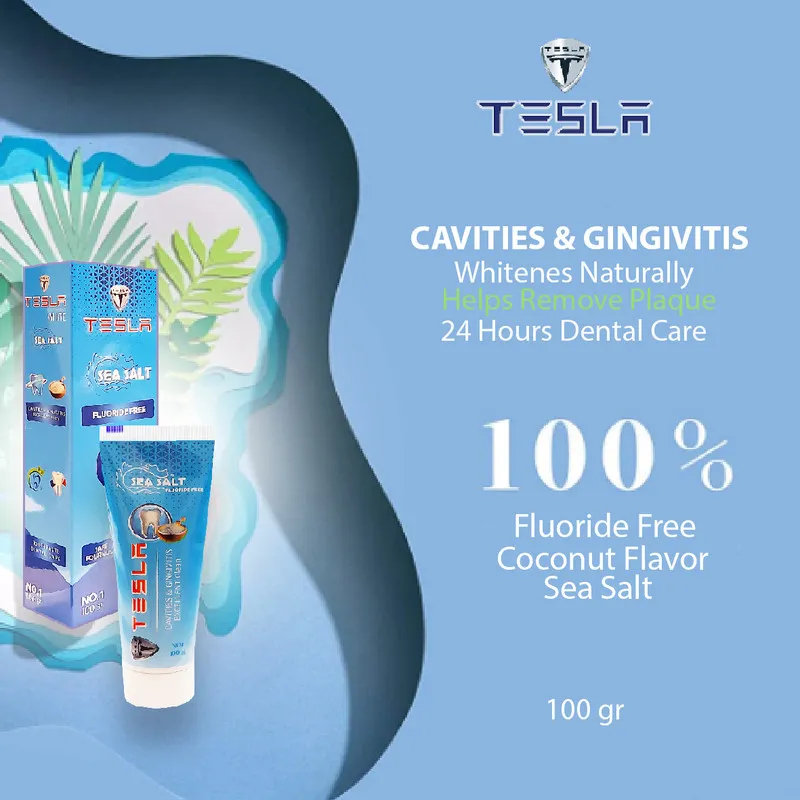   خمیر دندان تسلا مدل  Sea Salt وزن 100 گرم - تصویر 2