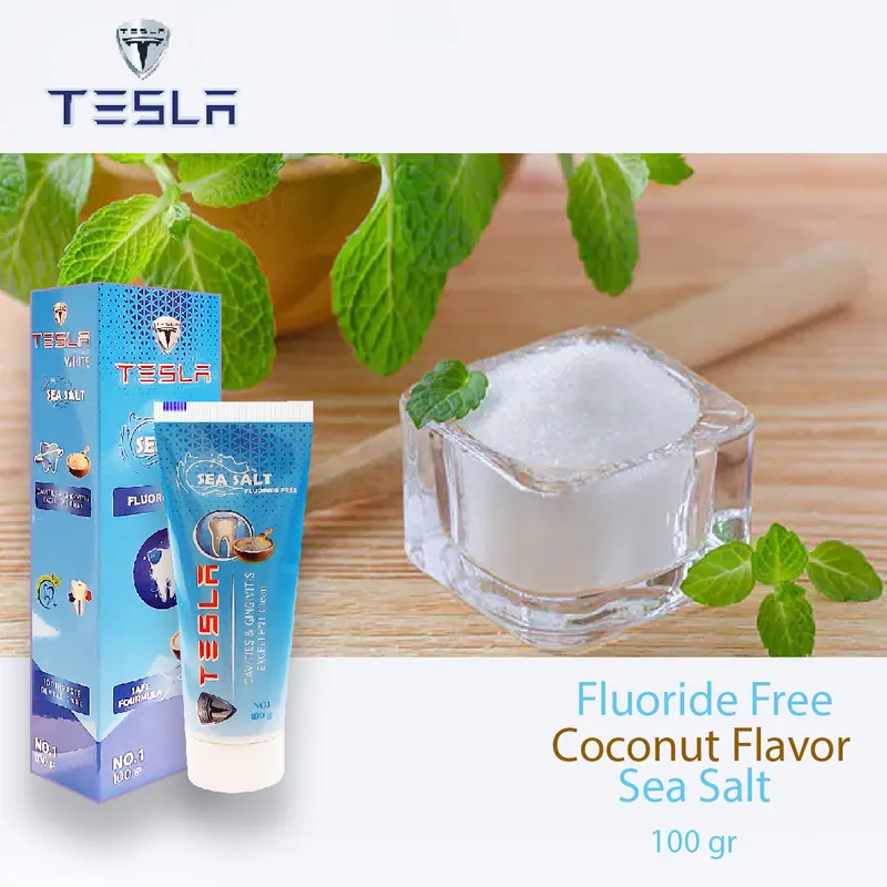   خمیر دندان تسلا مدل  Sea Salt وزن 100 گرم - تصویر 3