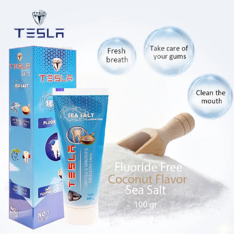   خمیر دندان تسلا مدل  Sea Salt وزن 100 گرم - تصویر 5