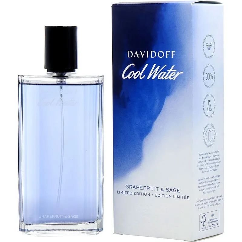 ادو تویلت مردانه داویدف مدل Cool Water Grapefruit and Sage حجم 125 میلی لیتر - تصویر 3