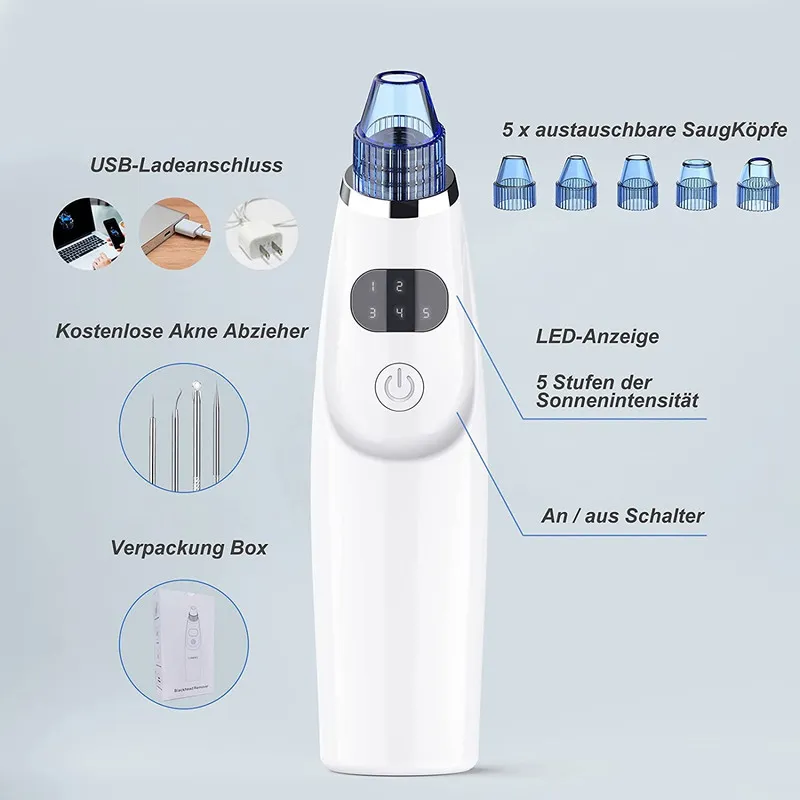 میکرودرم خانگی مدل Blackhead Remover M206 - تصویر 5
