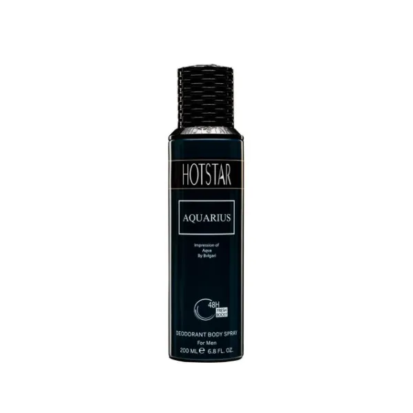 اسپری دئودورانت مردانه هات استار مدل Aquarius حجم 200 میلی لیتر - تصویر 2
