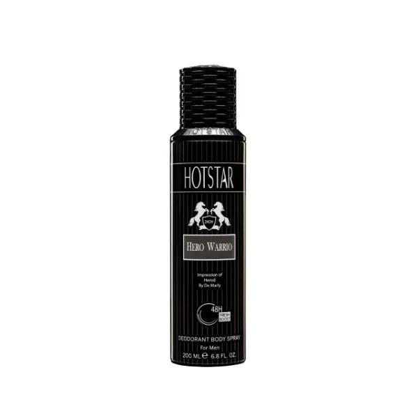 اسپری دئودورانت مردانه هات استار مدل Hero Warrier حجم 200 میلی لیتر - تصویر 2