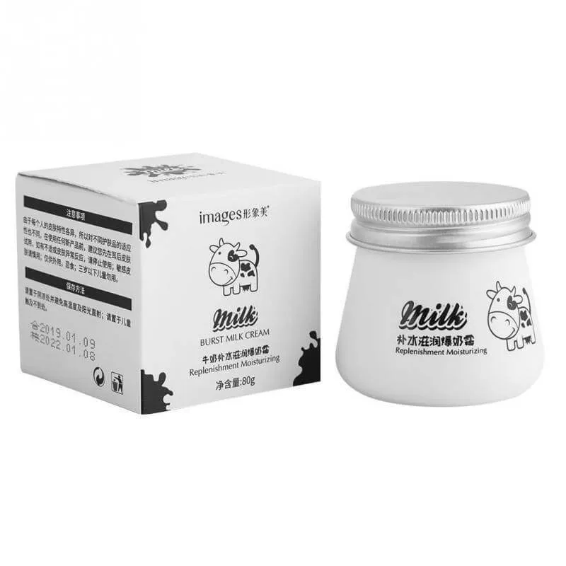 کرم آبرسان ایمجز مدل شیر گاو وزن 80 گرم بسته 2 عددی - تصویر 2