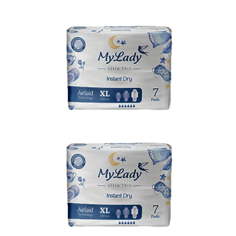 نوار بهداشتی مای لیدی مدل Instant Dry سایز خیلی بزرگ بسته 2 عددی - تصویر 3
