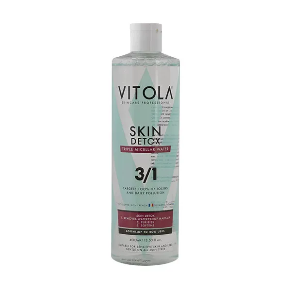 محلول  پاک کننده آرایش صورت ویتولا مدل Skin Detox حجم 400 میلی لیتر - تصویر 2