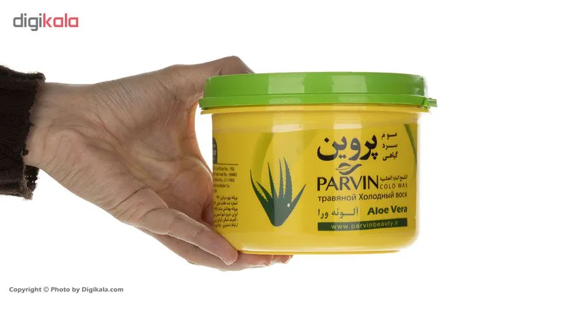 موم سرد پروین مدل Aloevera حجم 750 گرم - تصویر 5