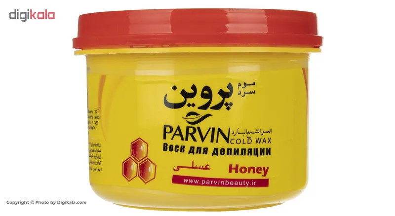 موم سرد پروین مدل Honey حجم 750 گرم - تصویر 2