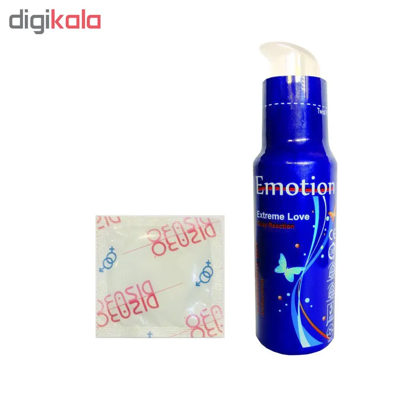 ژل آمیزشی تاخیری ایموشن مدل Extreme Love حجم 75 میلی لیتر کد GE501+D بهمراه 1 عدد کاندوم دیزارو - تصویر 2