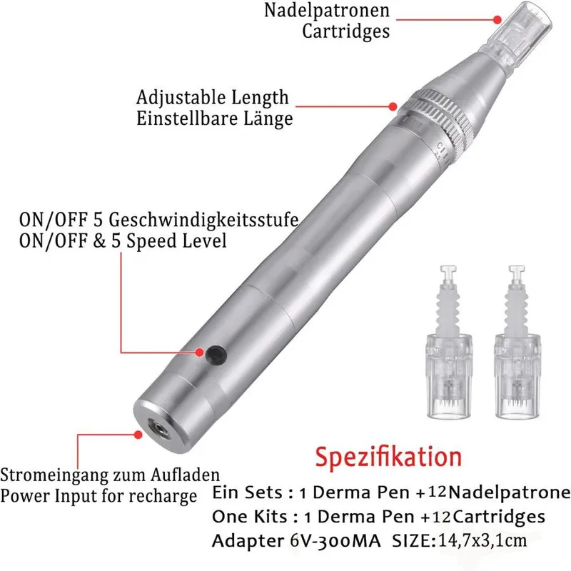 میکرونیدلینگ مدل elektrischer silber - تصویر 2