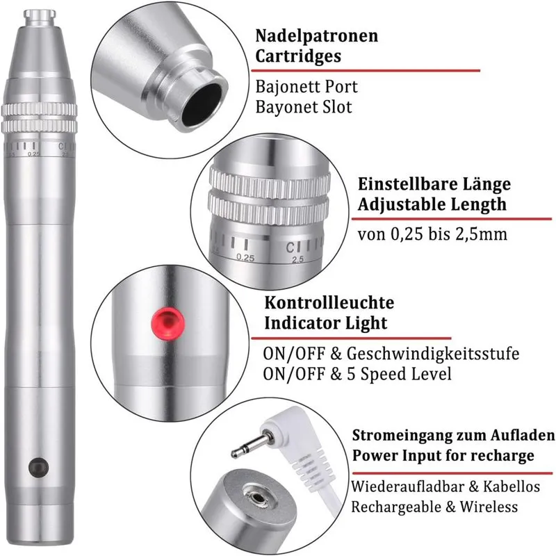 میکرونیدلینگ مدل elektrischer silber - تصویر 4