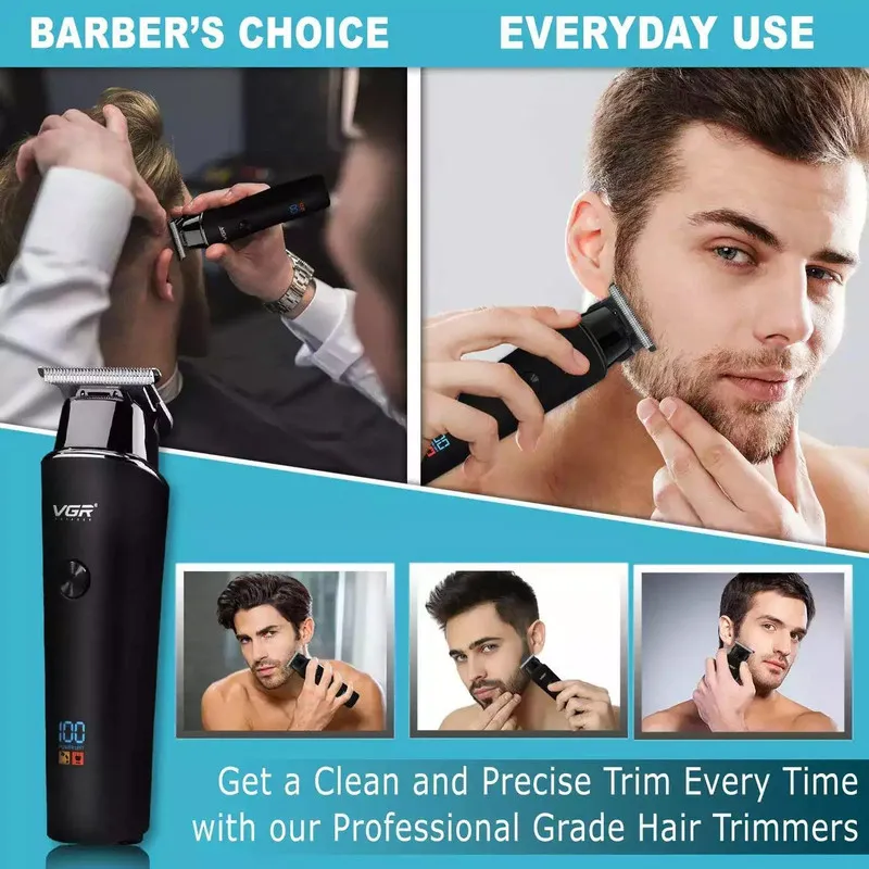 ماشین اصلاح موی سر و صورت وی جی ار مدل PROFESSIONAL V_00937 - تصویر 2