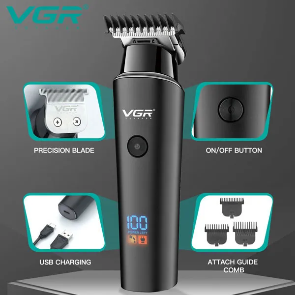 ماشین اصلاح موی سر و صورت وی جی ار مدل PROFESSIONAL V_00937 - تصویر 4