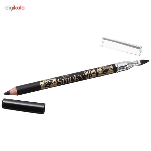 مداد چشم برس دار بورژوآ مدل Effet Smoky Ultra Black شماره 76 - تصویر 3