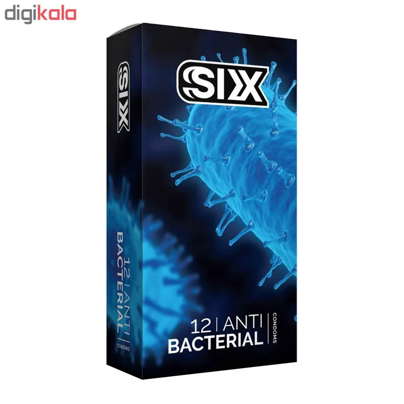 کاندوم سیکس مدل Anti Bacterial بسته 12 عددی - تصویر 2