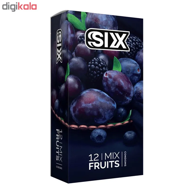 کاندوم سیکس مدل Mix Fruits بسته 12 عددی - تصویر 2
